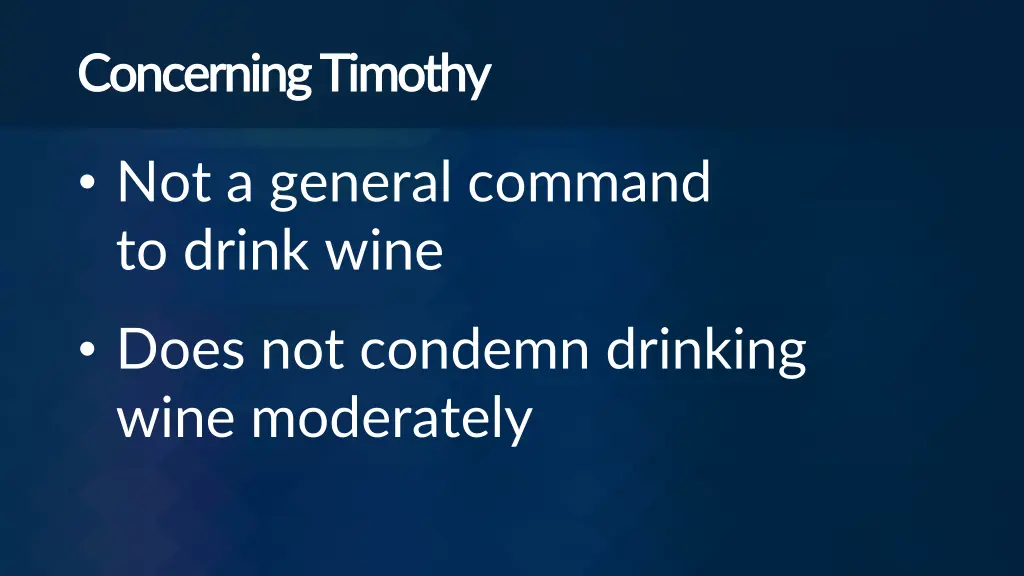 concerning timothy concerning timothy