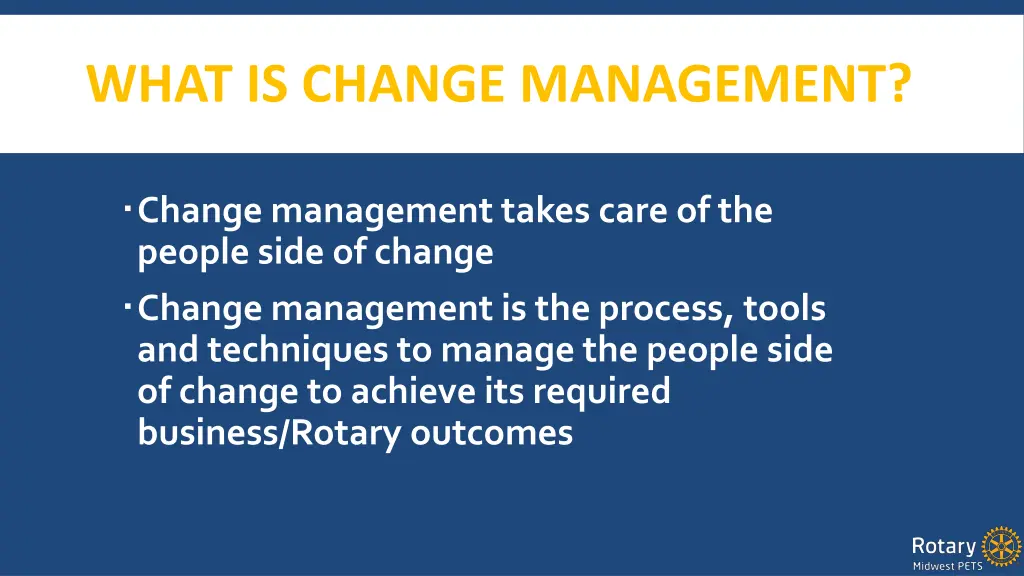 what is change management