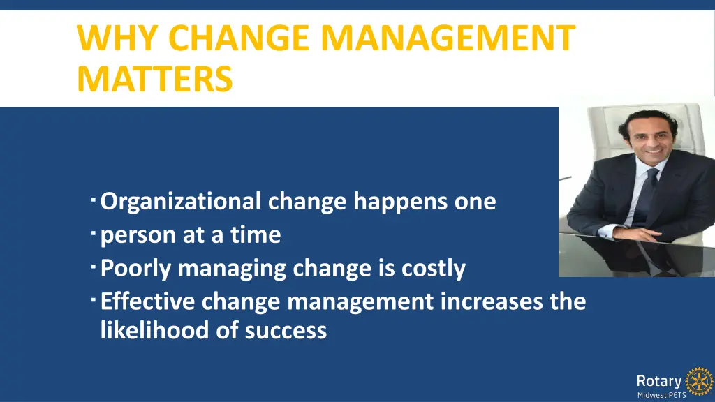 why change management matters