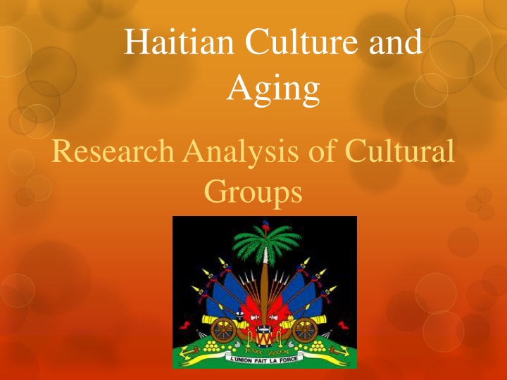 haitian culture and aging