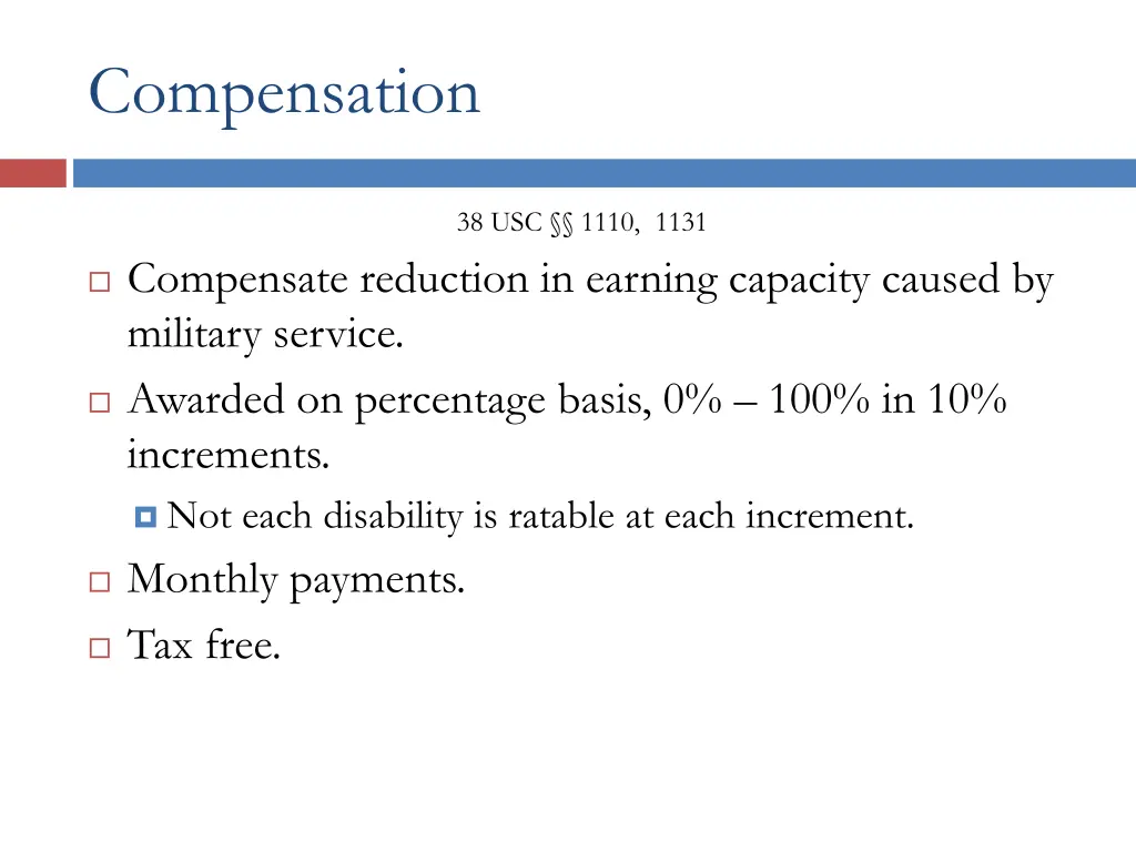 compensation