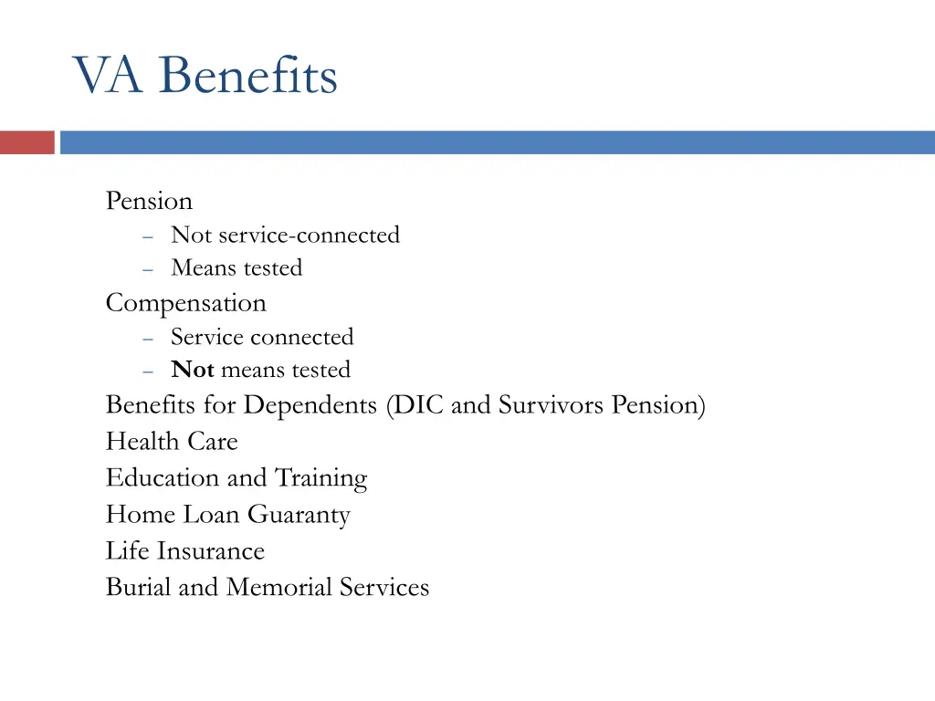 va benefits