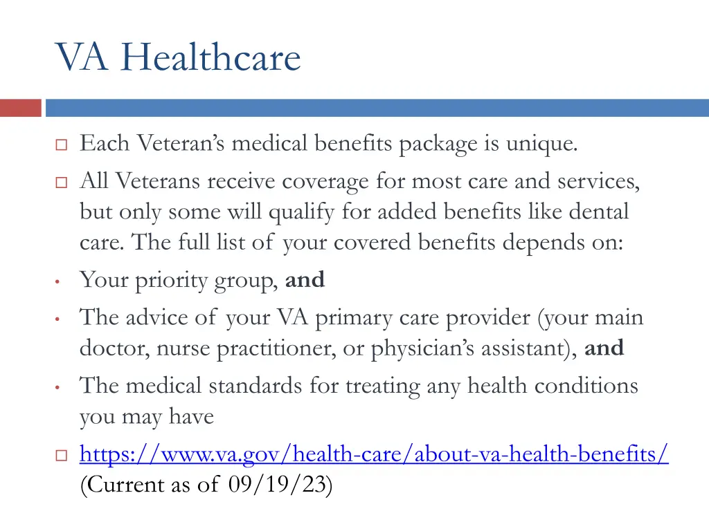 va healthcare