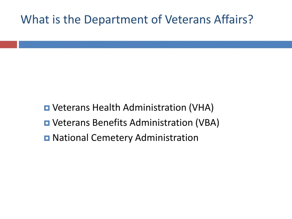 what is the department of veterans affairs