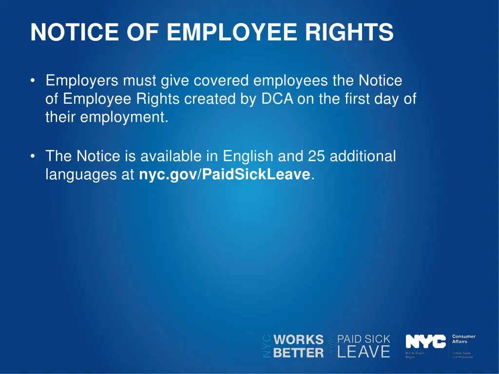 notice of employee rights