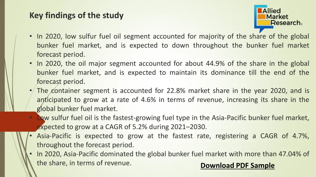 key findings of the study