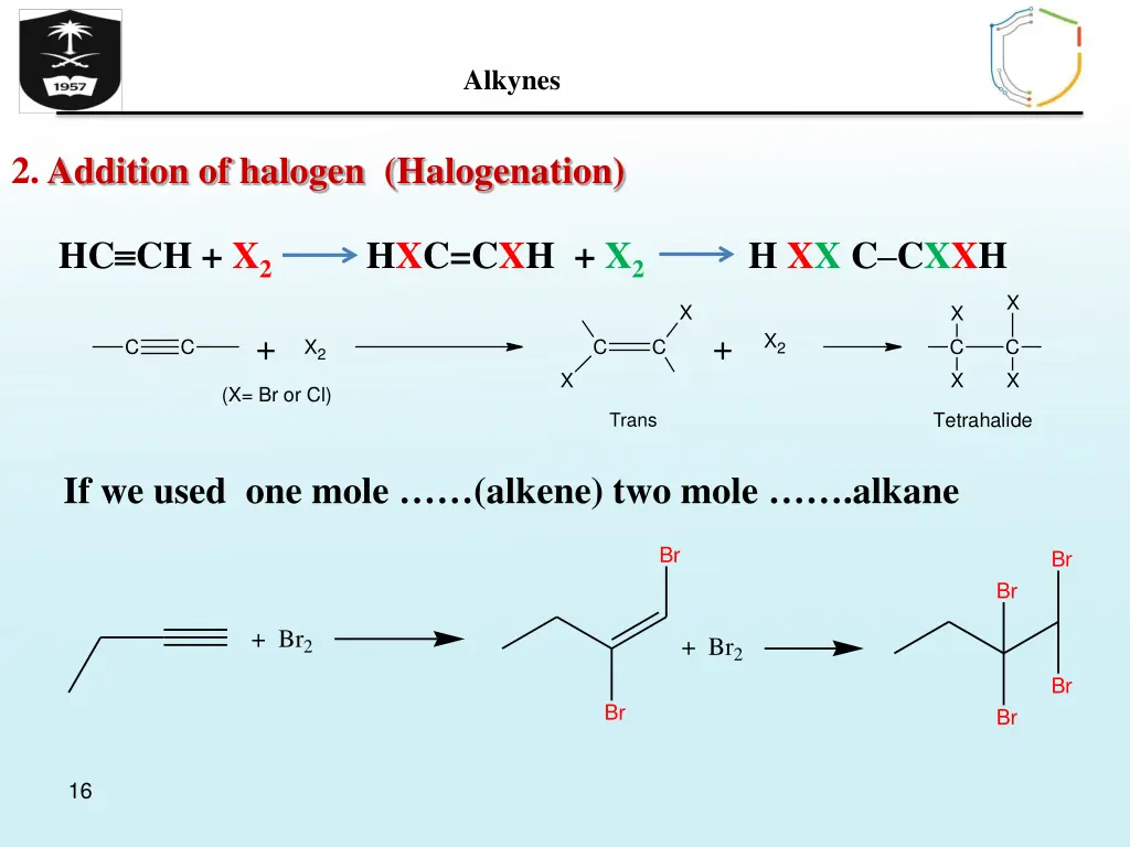 alkynes 14