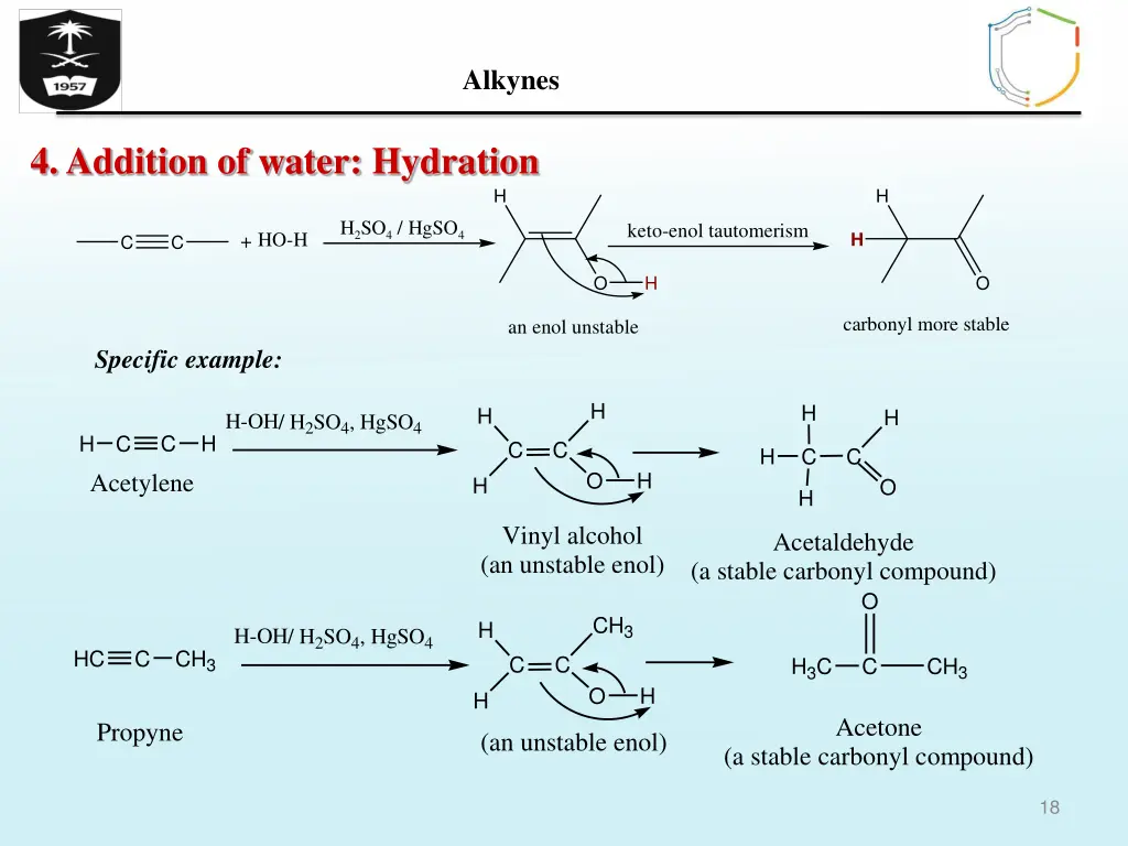 alkynes 16