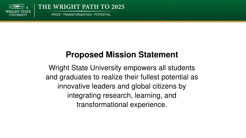 proposed mission statement