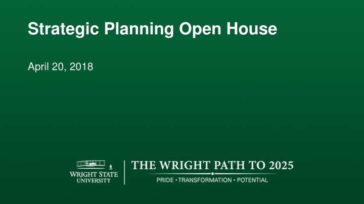 strategic planning open house