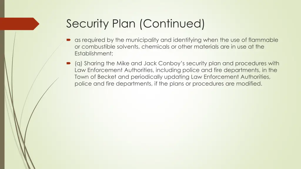 security plan continued 1