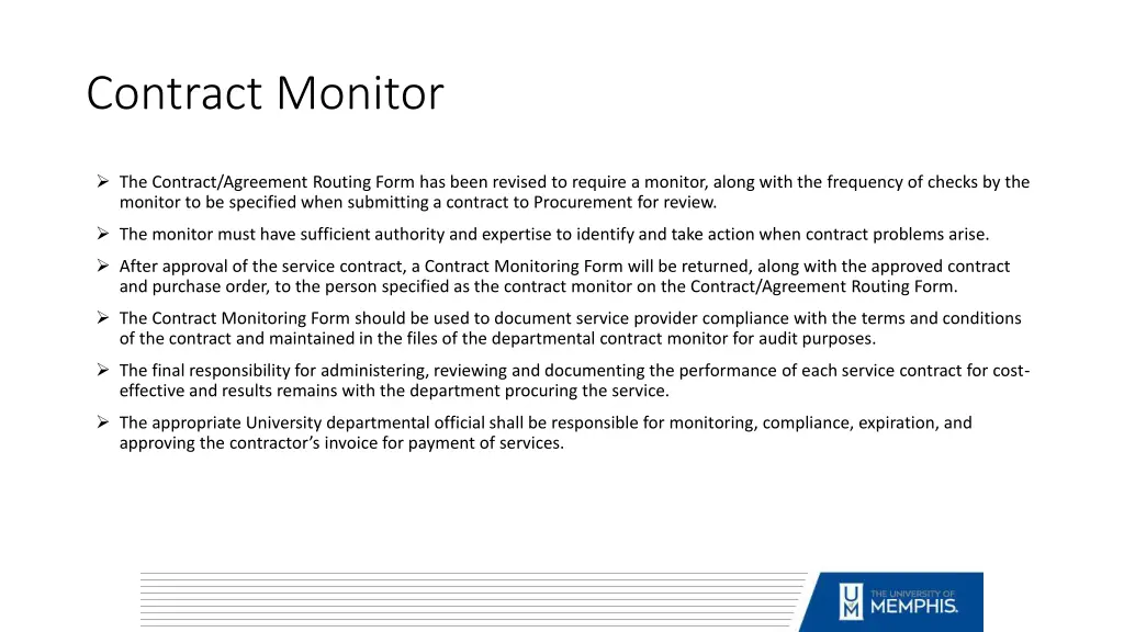 contract monitor