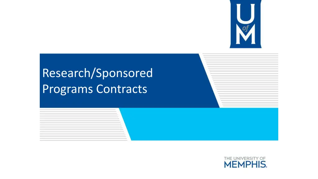 research sponsored programs contracts