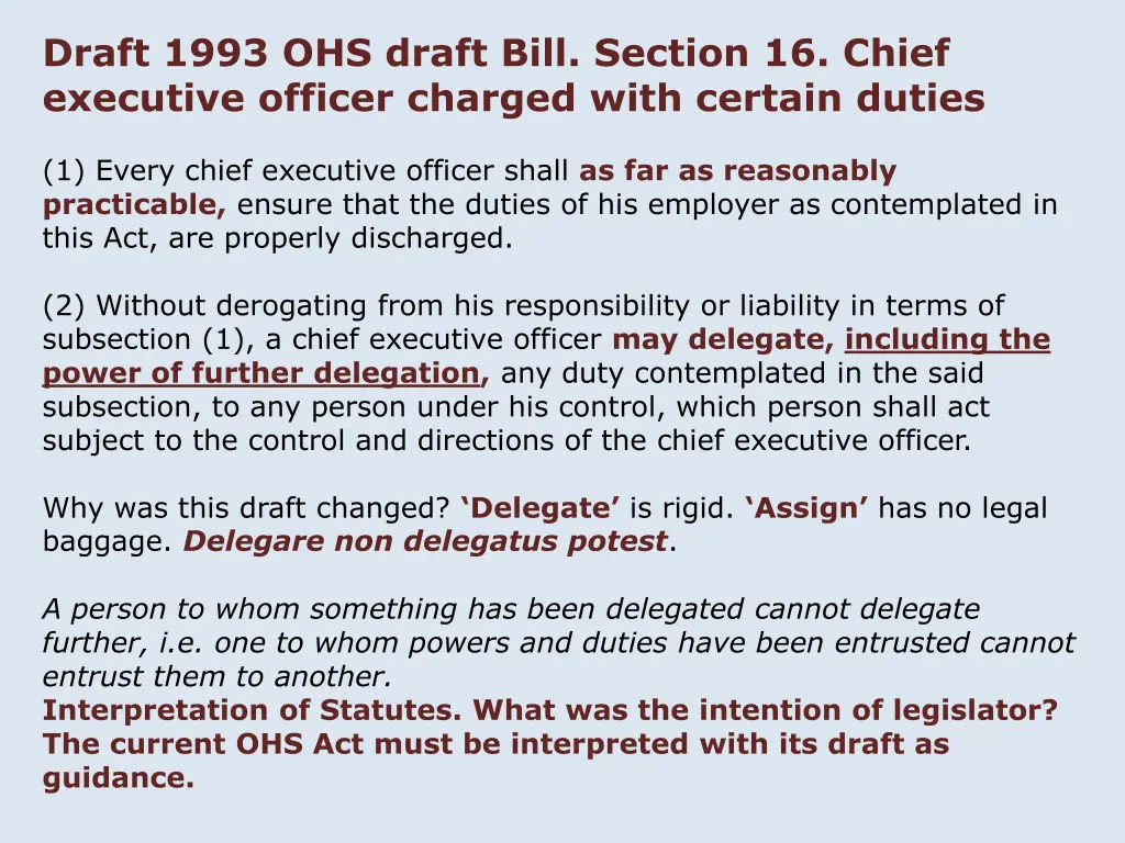 draft 1993 ohs draft bill section 16 chief