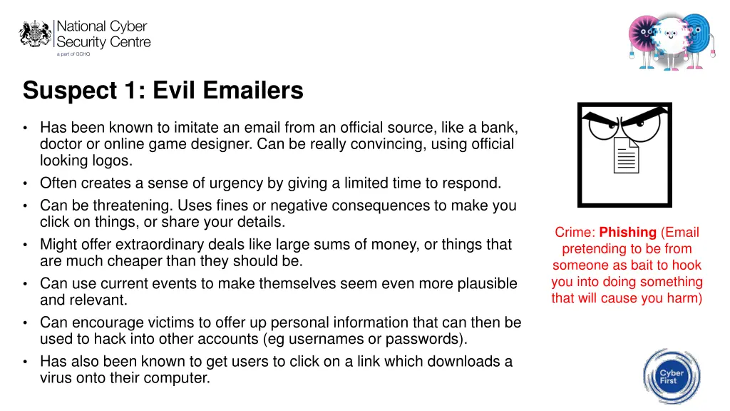 suspect 1 evil emailers