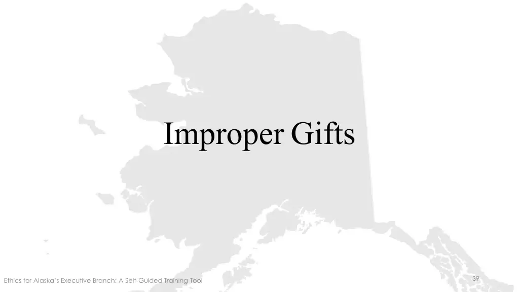 improper gifts