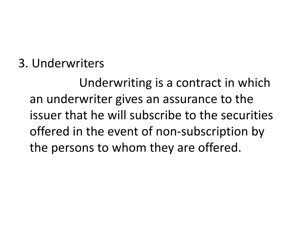 3 underwriters