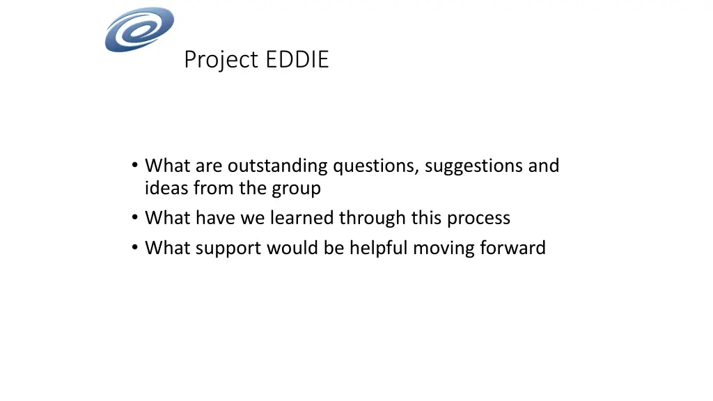 project eddie 1