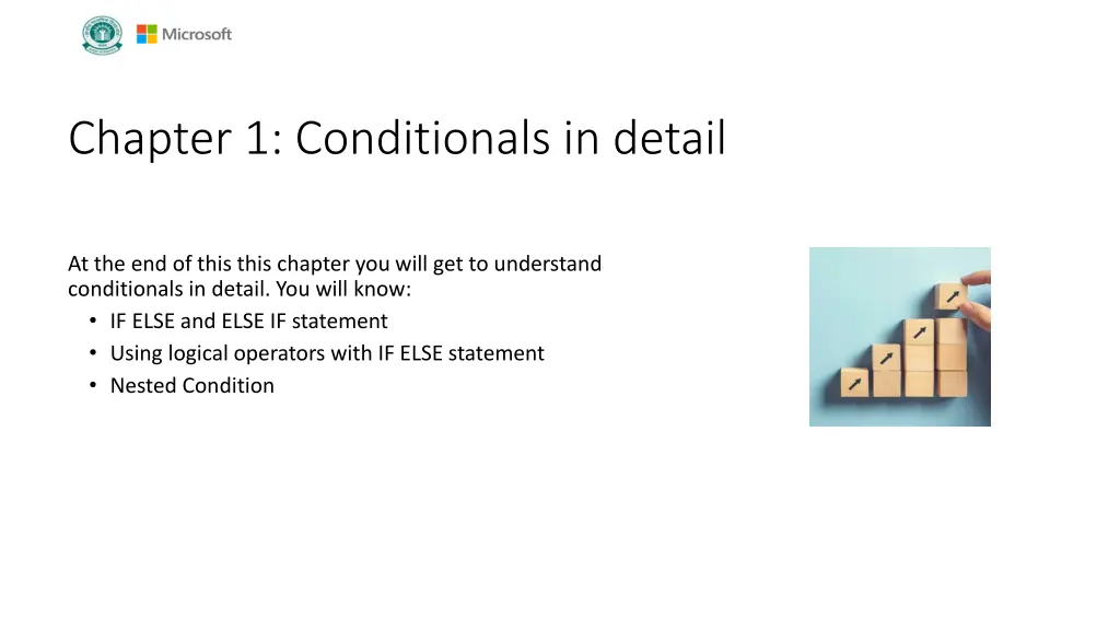 chapter 1 conditionals in detail