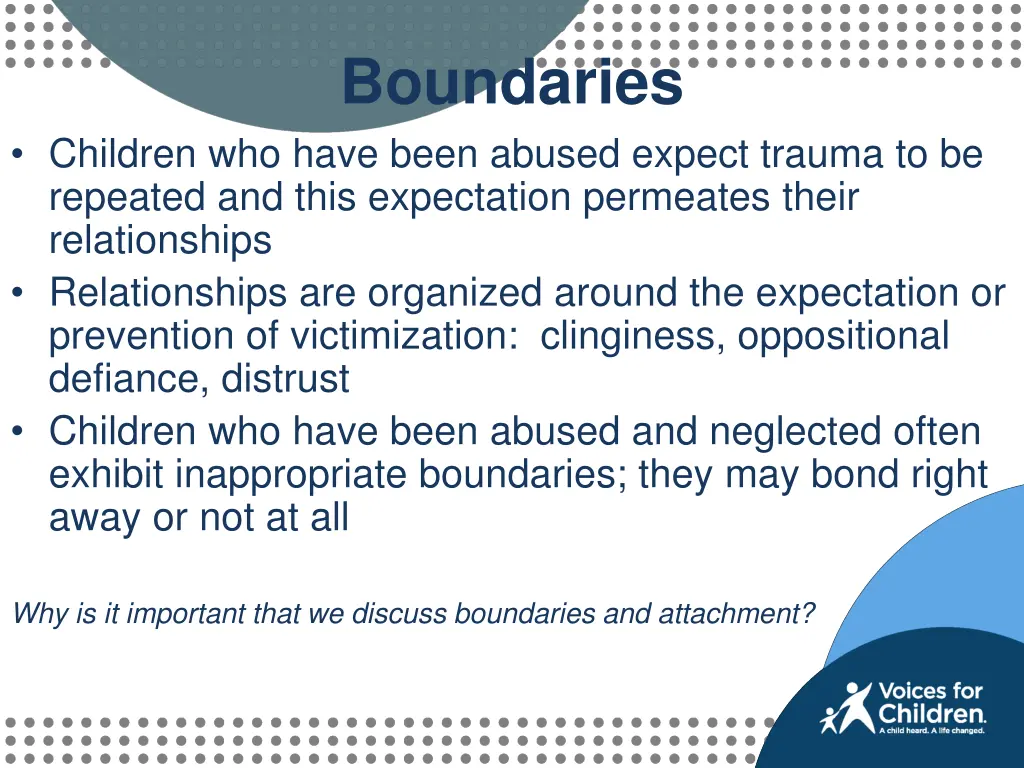 boundaries