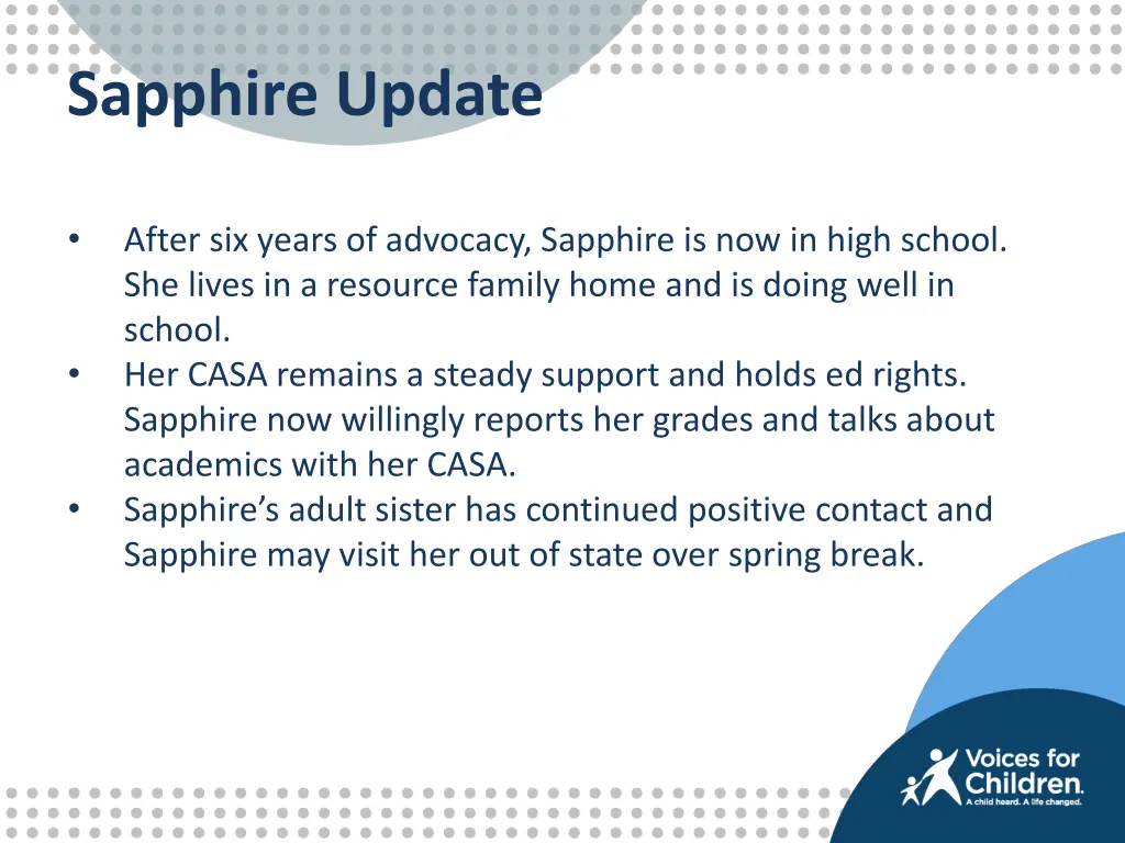 sapphire update