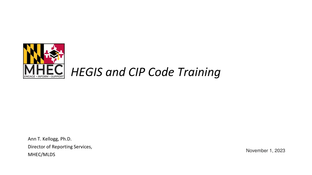 hegis and cip code training