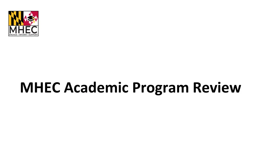 mhec academic program review