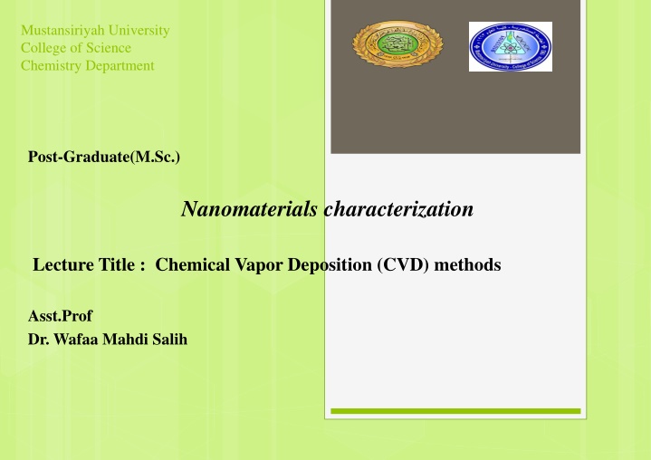 mustansiriyah university college of science