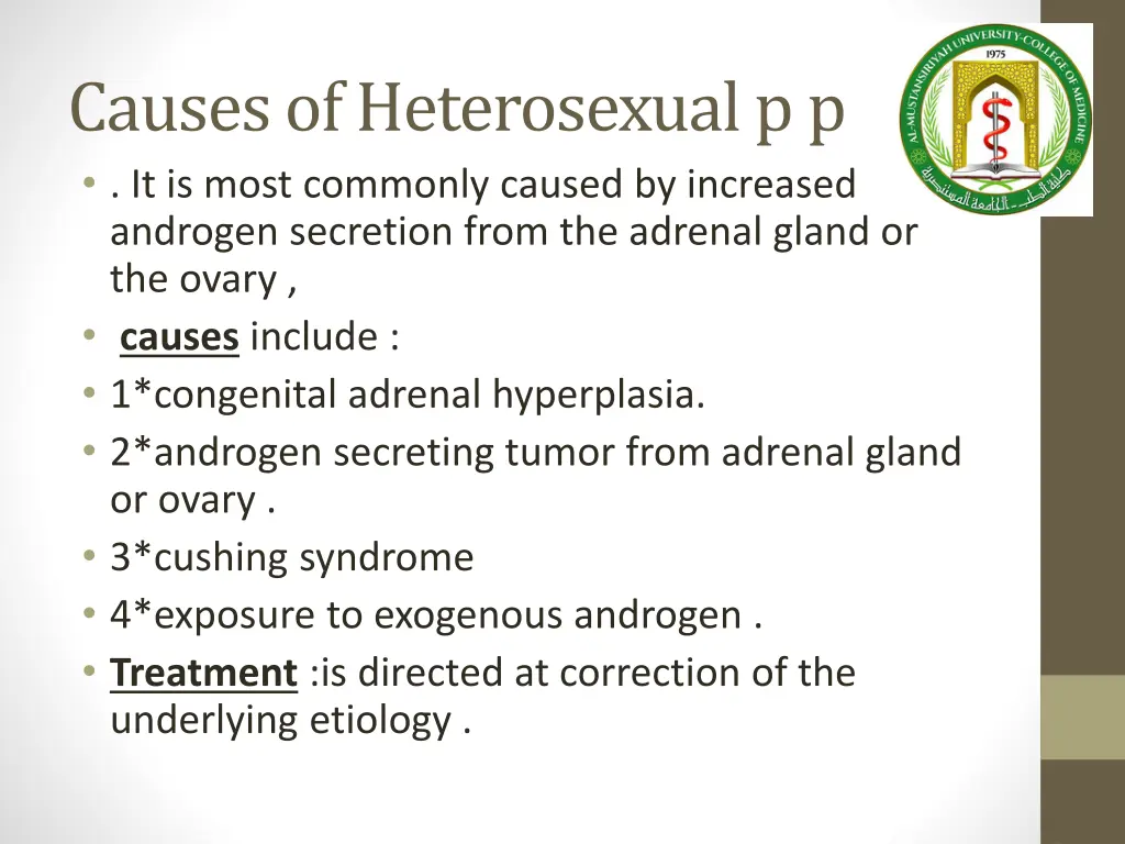 causes of heterosexual p p it is most commonly