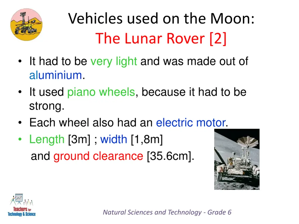 vehicles used on the moon the lunar rover 2