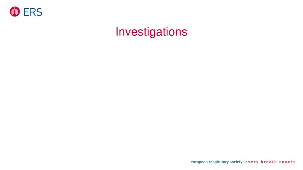 investigations