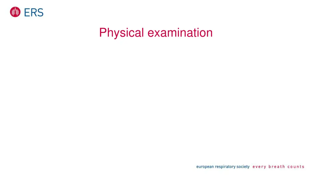 physical examination