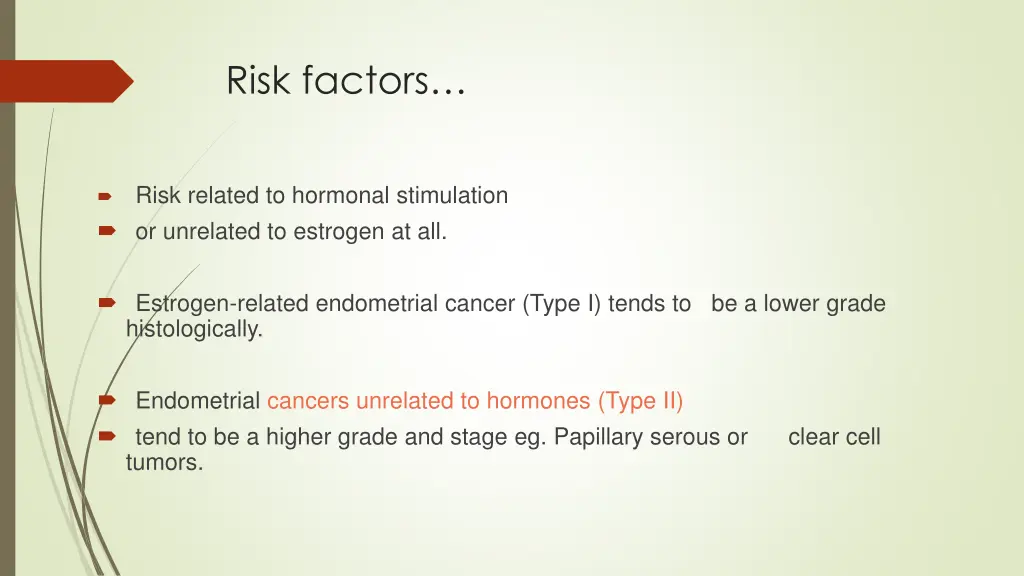 risk factors