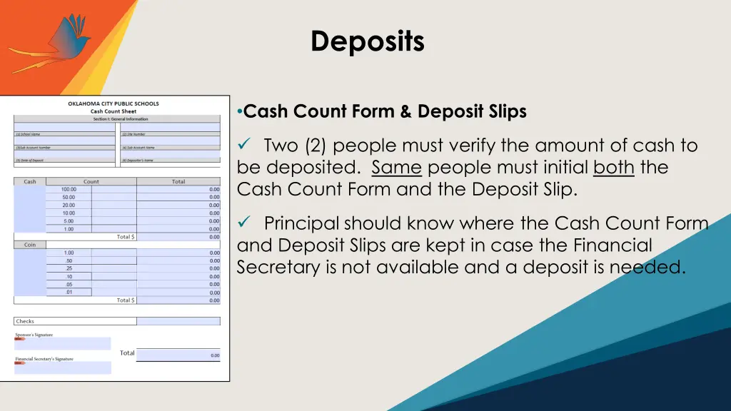 deposits