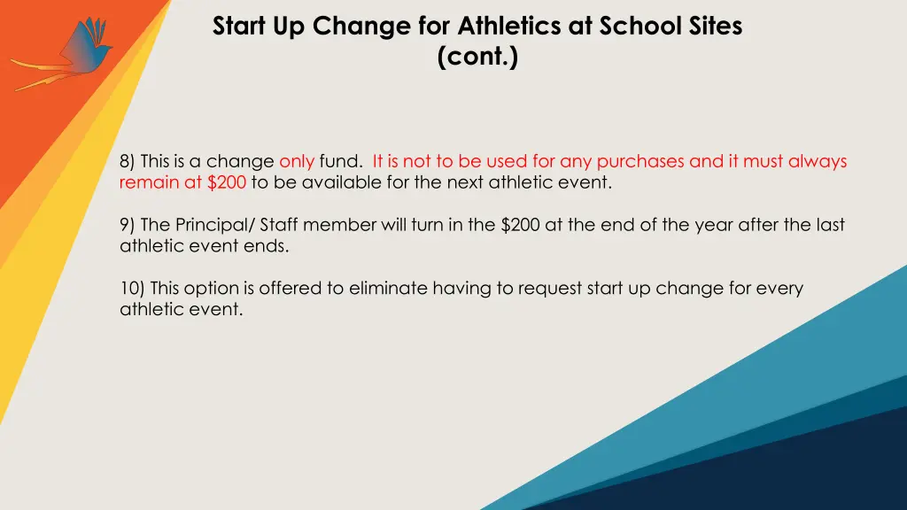 start up change for athletics at school sites cont 2