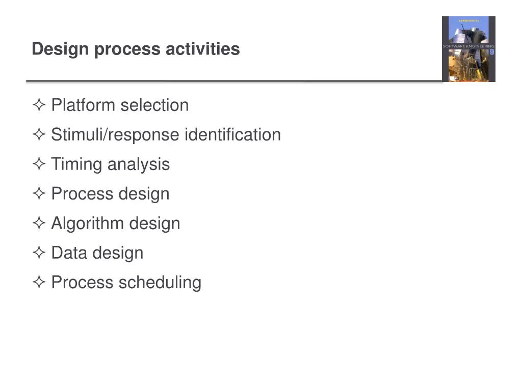 design process activities