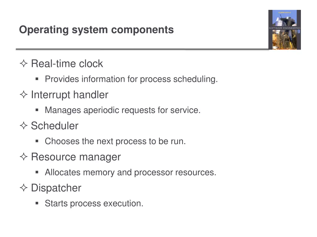 operating system components