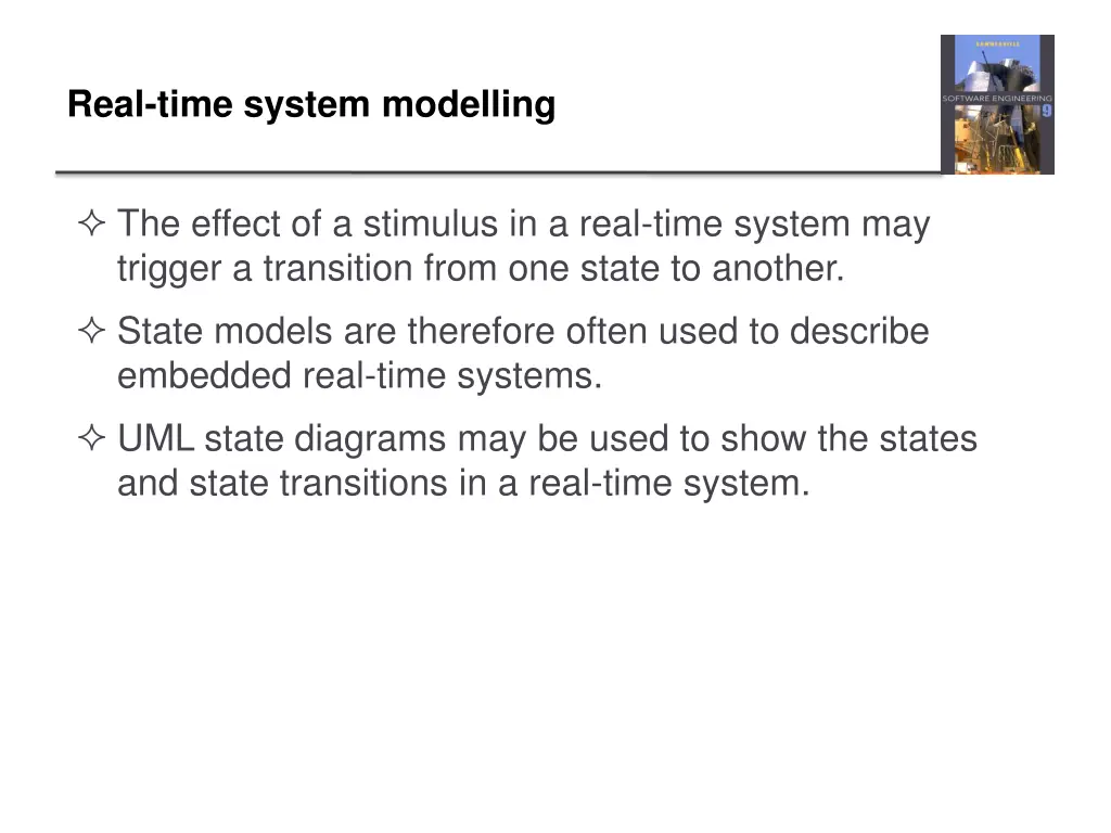 real time system modelling