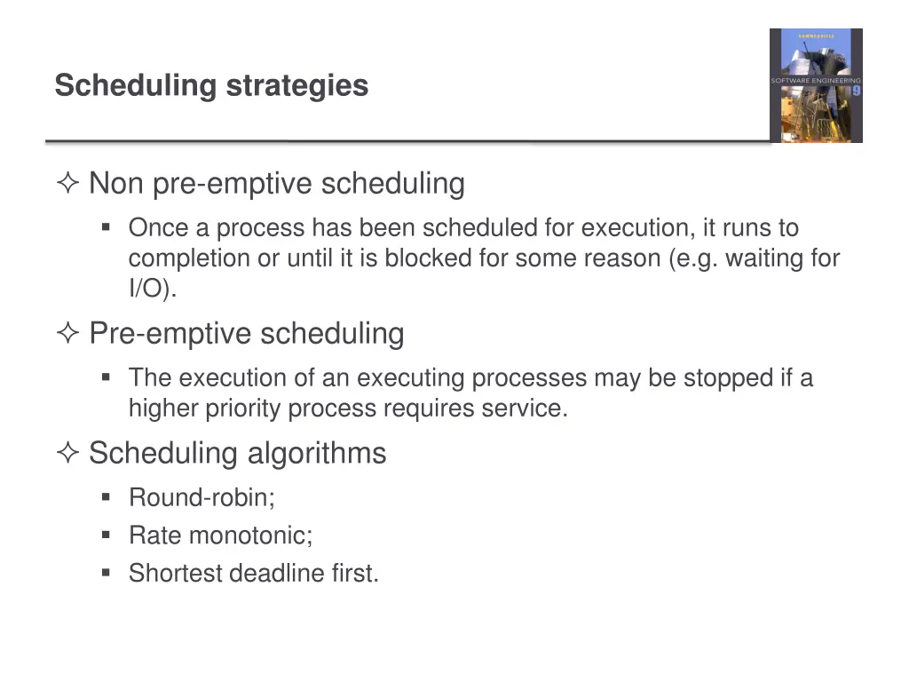 scheduling strategies