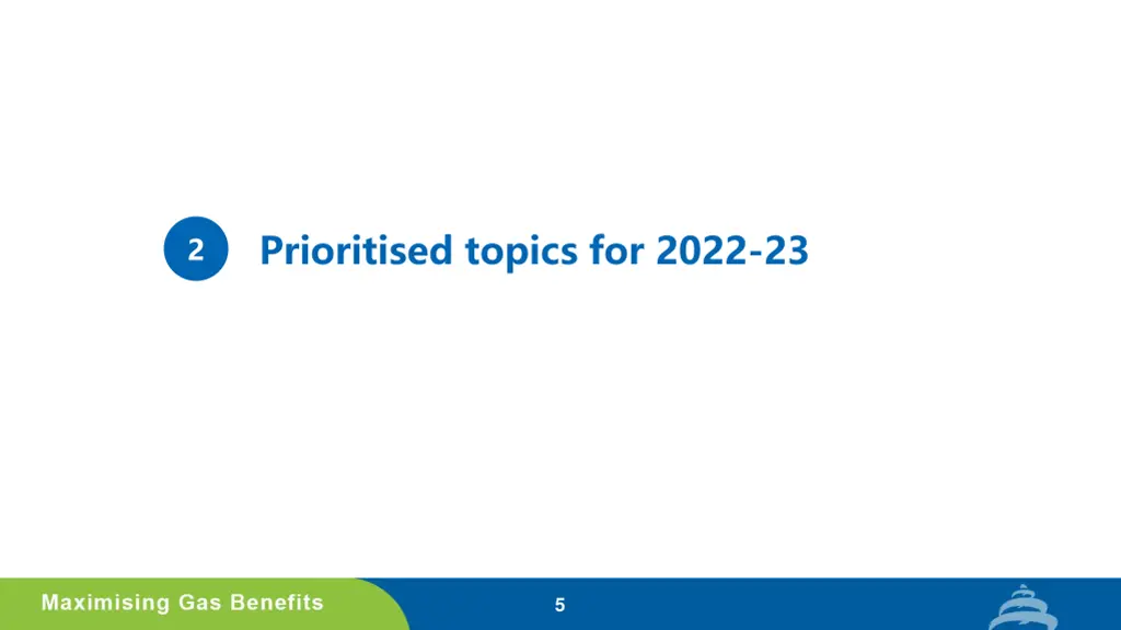 prioritised topics for 2022 23