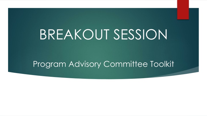 breakout session