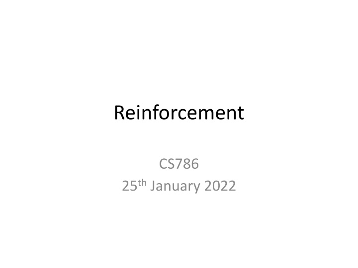 reinforcement