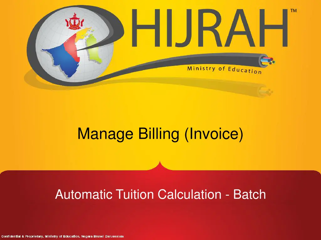 manage billing invoice