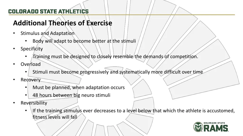 additional theories of exercise