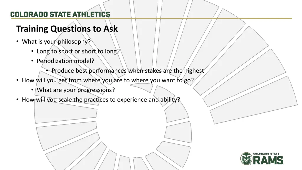 training questions to ask