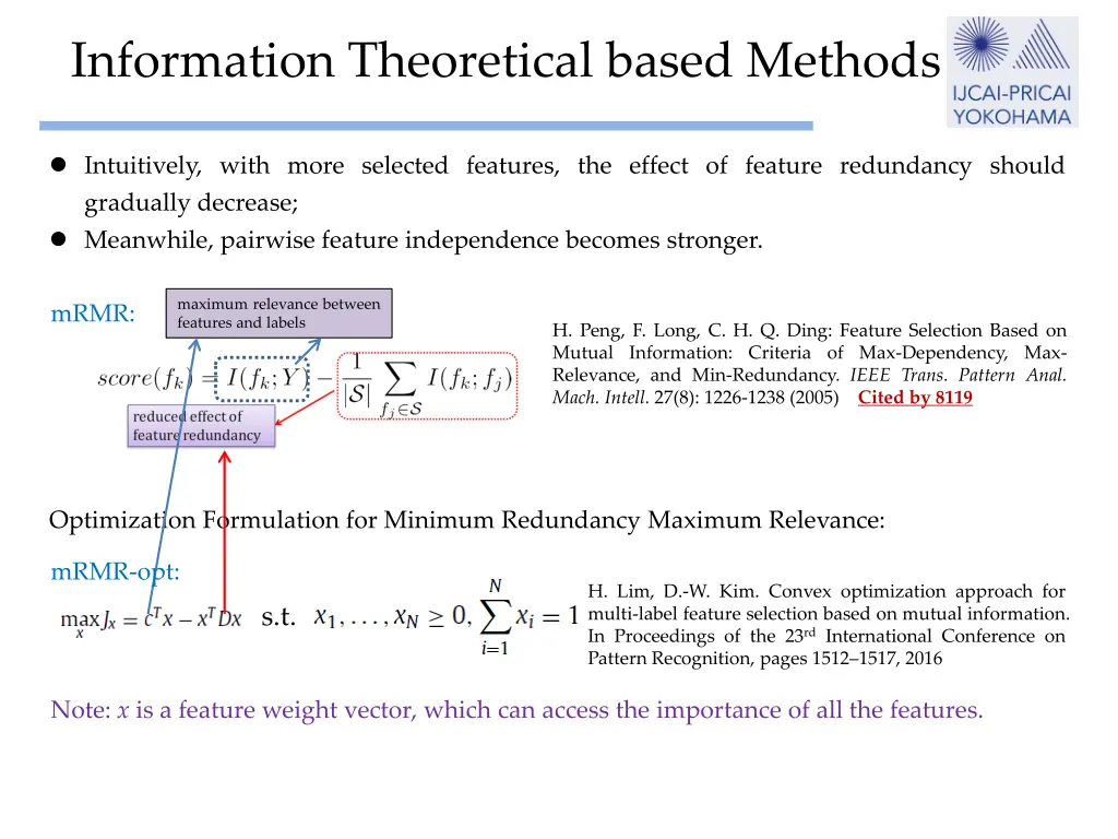 information theoretical based methods