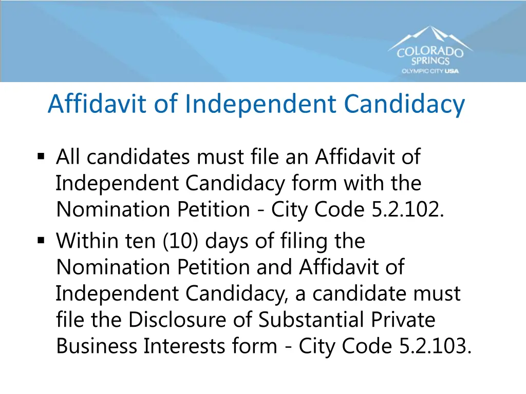 affidavit of independent candidacy 1