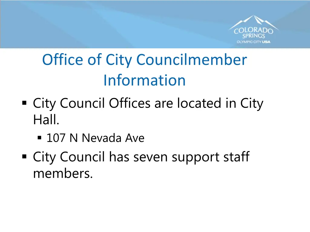 office of city councilmember information city 1