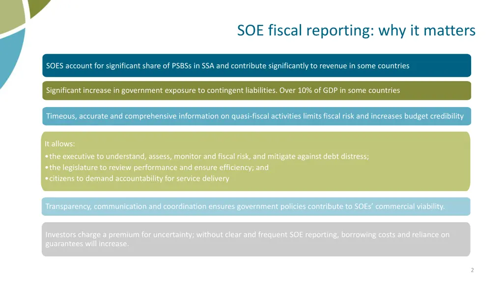 soe fiscal reporting why it matters