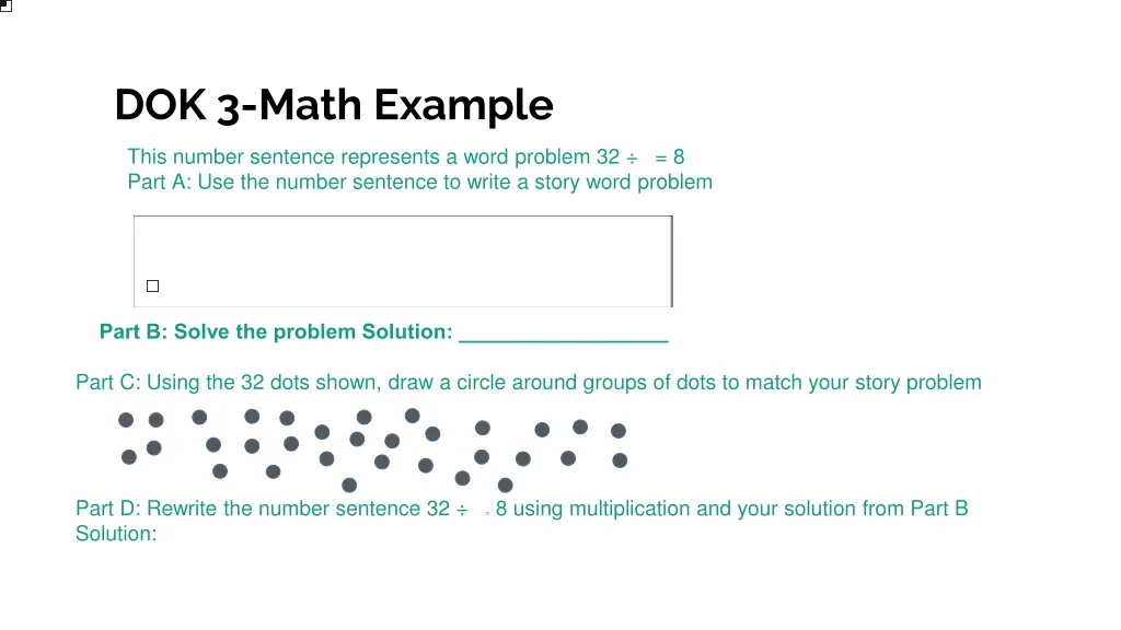 dok 3 math example